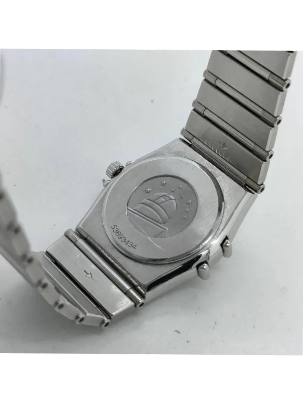 Authentic Vintage Omega Constellation Manhattan Stainless Steel Quartz Watch